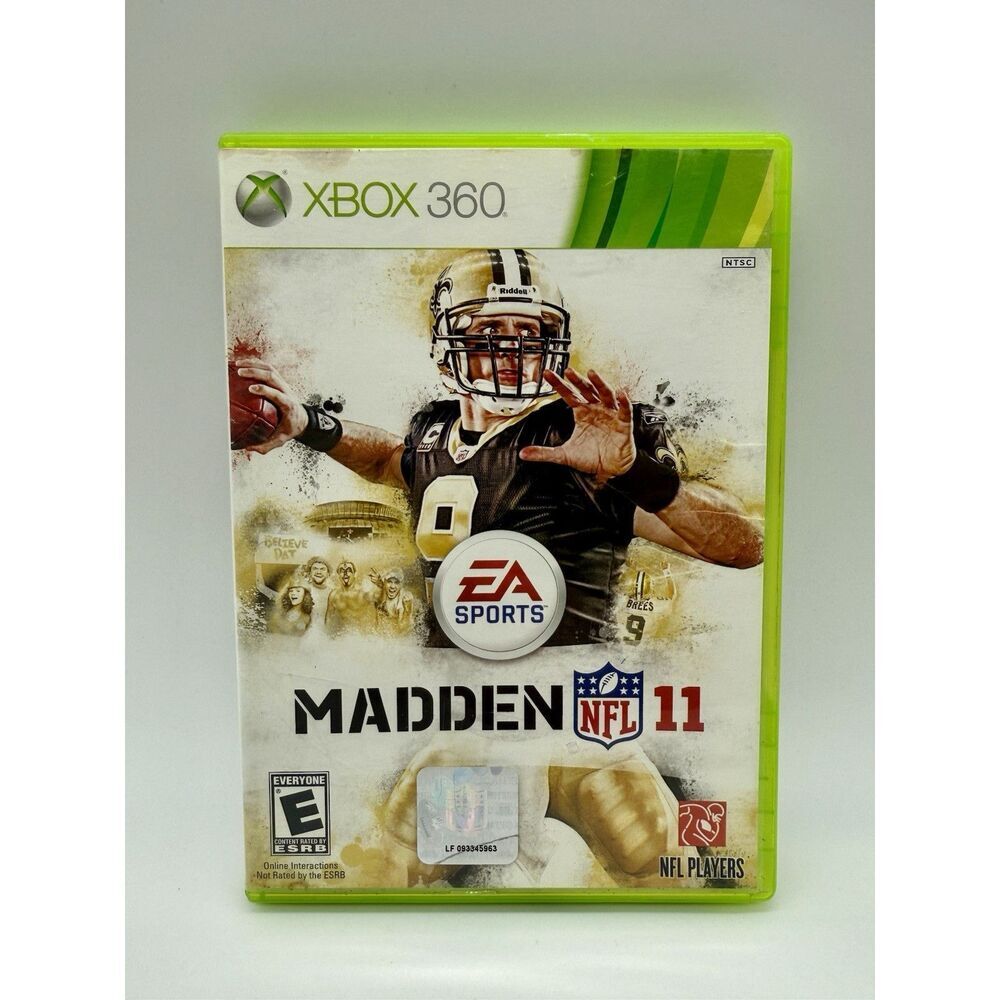 Madden NFL 11 - Xbox 360 Game, Case And Manual‎ Tested
